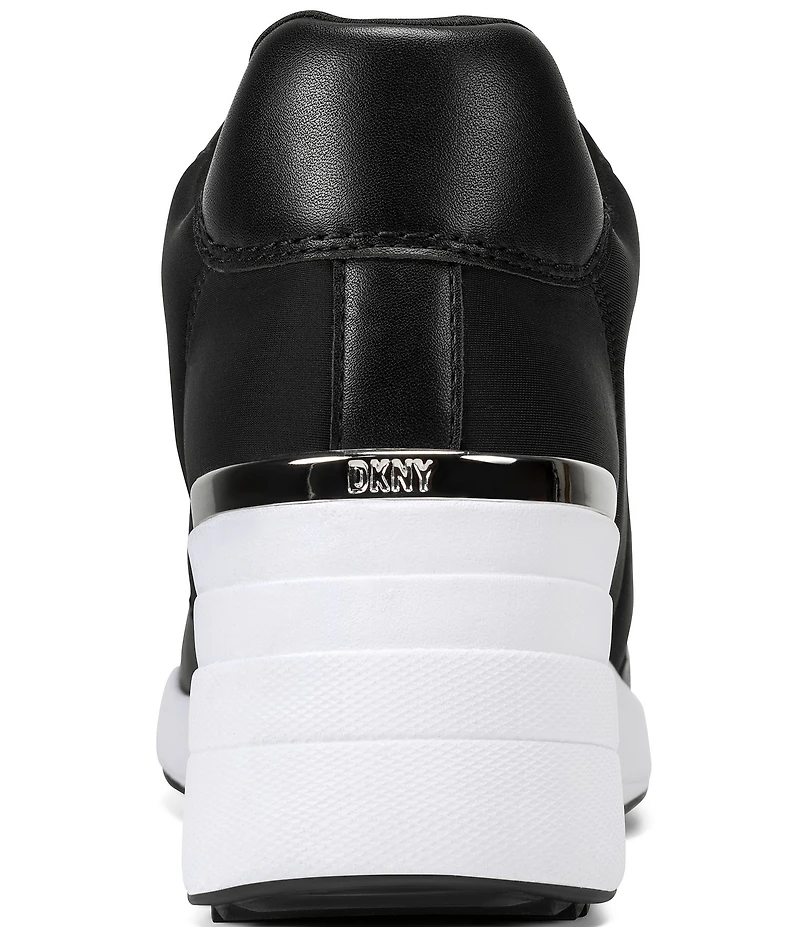 Donna Karan DKNY by Donna Karan Kalindi Lace Up Neoprene Wedge Sneakers
