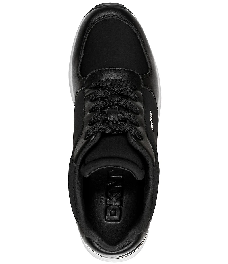 Donna Karan DKNY by Donna Karan Kalindi Lace Up Neoprene Wedge Sneakers