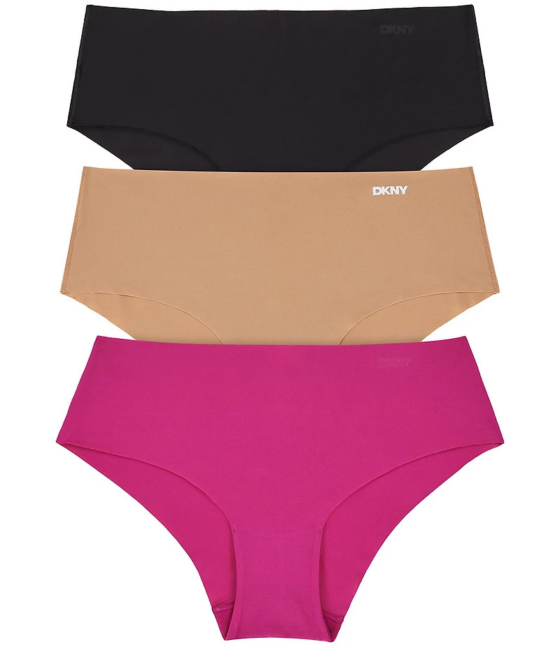 Donna Karan DKNY by Donna Karan Litewear Anywhere Hipster Low Rise Center Back Seam 3-Pack