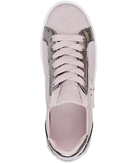 Donna Karan DKNY by Donna Karan Mallory Metallic Knit DKNY Logo Platform Sneakers