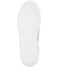 Donna Karan DKNY by Donna Karan Mallory Metallic Knit DKNY Logo Platform Sneakers