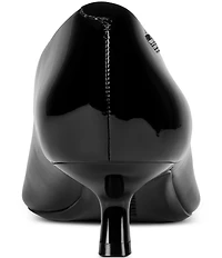 Donna Karan DKNY by Donna Karan Noreen Patent Pointed Toe Kitten Heel Pumps