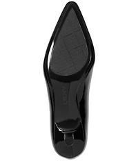 Donna Karan DKNY by Donna Karan Noreen Patent Pointed Toe Kitten Heel Pumps