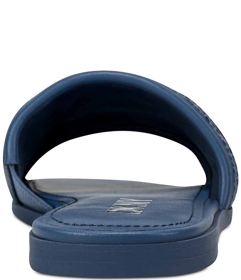 Donna Karan DKNY by Donna Karan Winslet DKNY Embroidered Raffia Slide Sandals