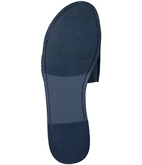 Donna Karan DKNY by Donna Karan Winslet DKNY Embroidered Raffia Slide Sandals