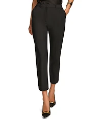 Donna Karan Essential Pleated Slim Mid Rise Pants