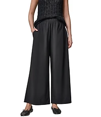 Donna Karan Four Way Stretch Knit Mid Rise Relaxed Ankle Pants