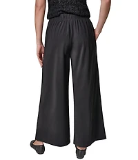 Donna Karan Four Way Stretch Knit Mid Rise Relaxed Ankle Pants
