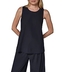 Donna Karan Four Way Stretch Knit Sleeveless Top