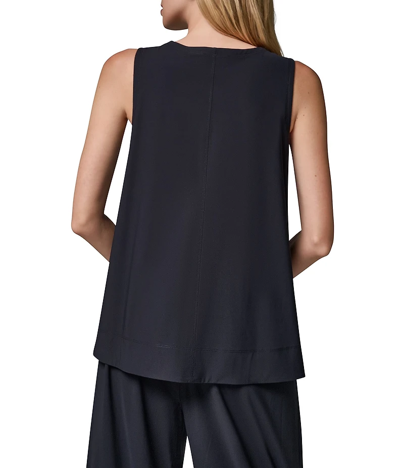 Donna Karan Four Way Stretch Knit Sleeveless Top