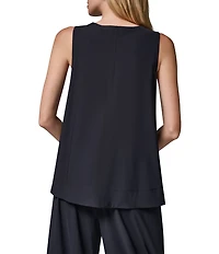 Donna Karan Four Way Stretch Knit Sleeveless Top