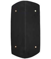 Donna Karan Georgette Suede Hobo Shoulder Bag