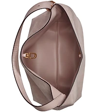 Donna Karan Georgette Suede Hobo Shoulder Bag