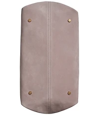 Donna Karan Georgette Suede Hobo Shoulder Bag