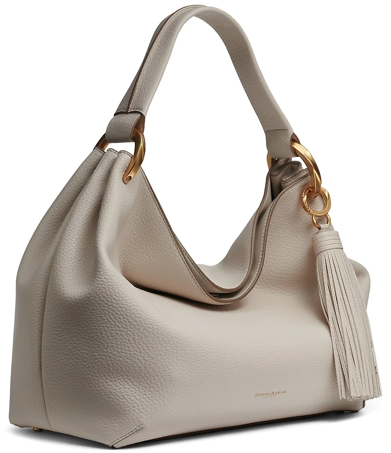 Donna Karan Glenwood Tassel Slouchy Shoulder Bag