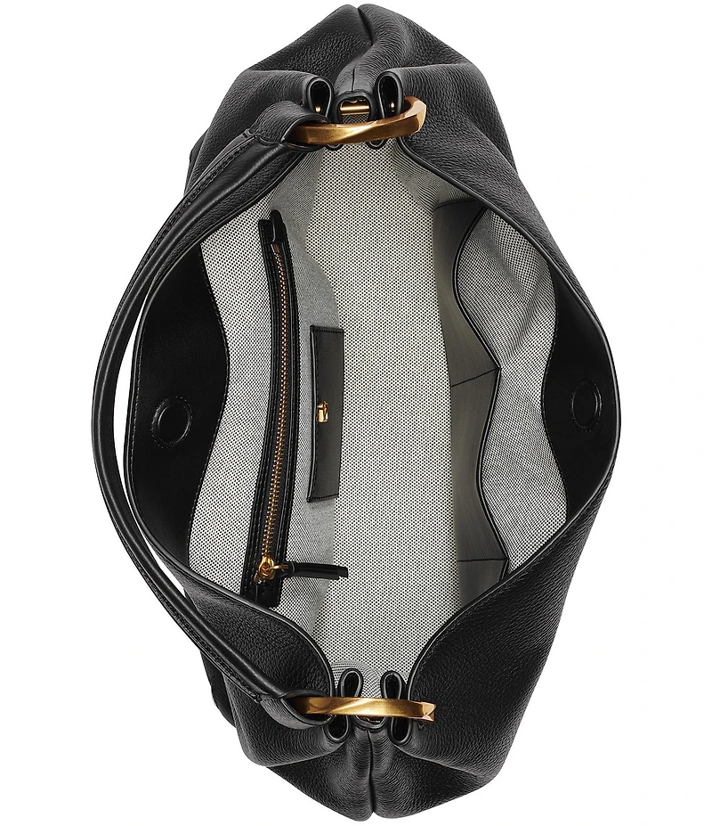 Donna Karan Glenwood Tassel Slouchy Shoulder Bag