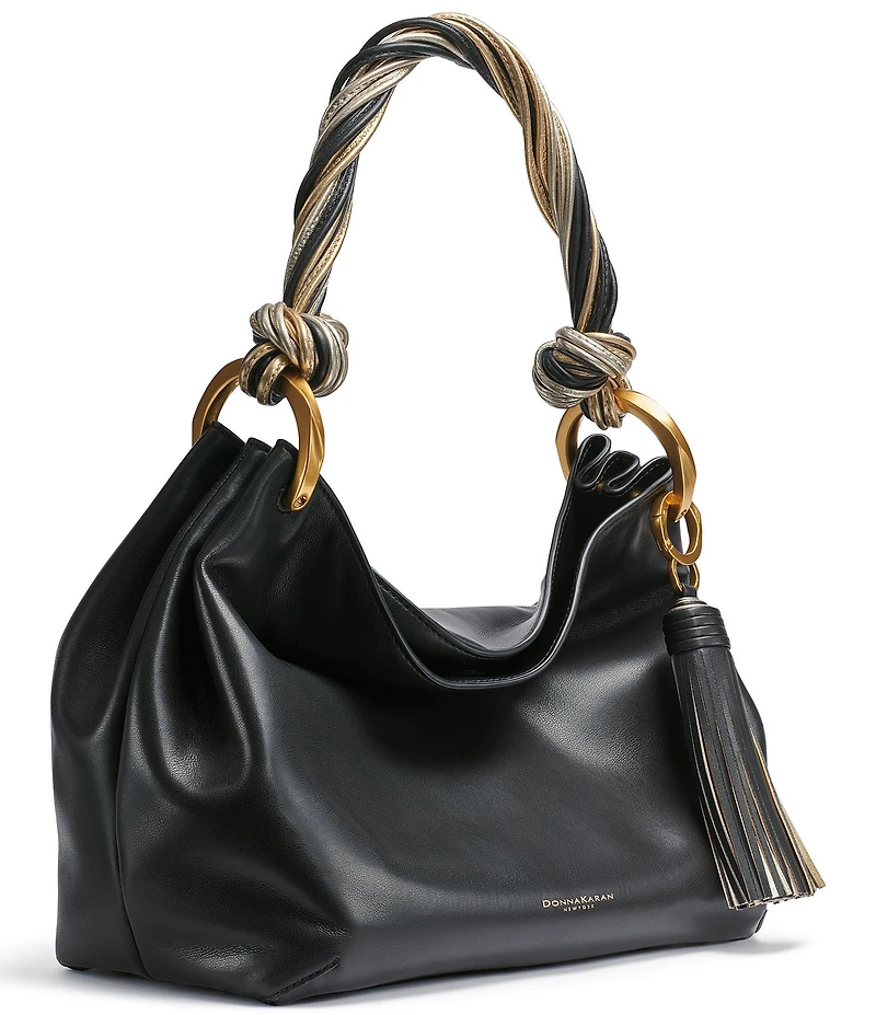Donna Karan Glenwood Shoulder Hobo Slouch Shoulder Bag