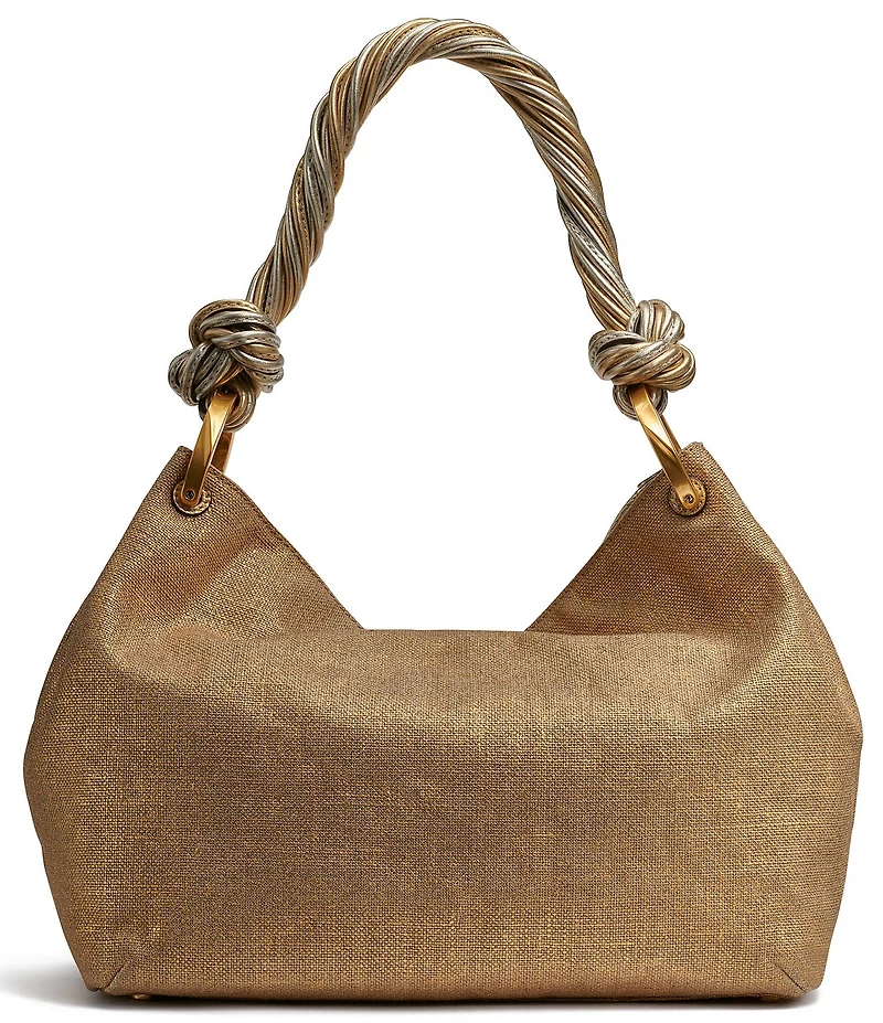Donna Karan Glenwood Small Knotted Statement Handle Shoulder Bag