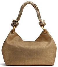 Donna Karan Glenwood Small Knotted Statement Handle Shoulder Bag