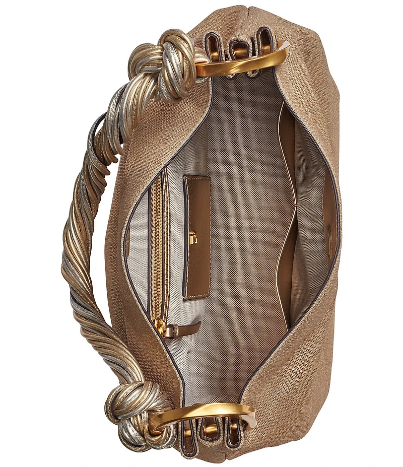 Donna Karan Glenwood Small Knotted Statement Handle Shoulder Bag