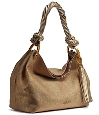 Donna Karan Glenwood Small Knotted Statement Handle Shoulder Bag