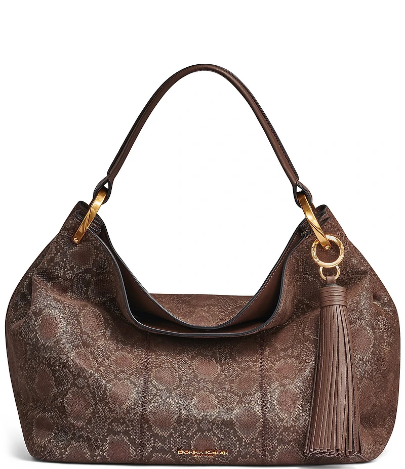 Donna Karan Glenwood Snake Effect Shoulder Bag