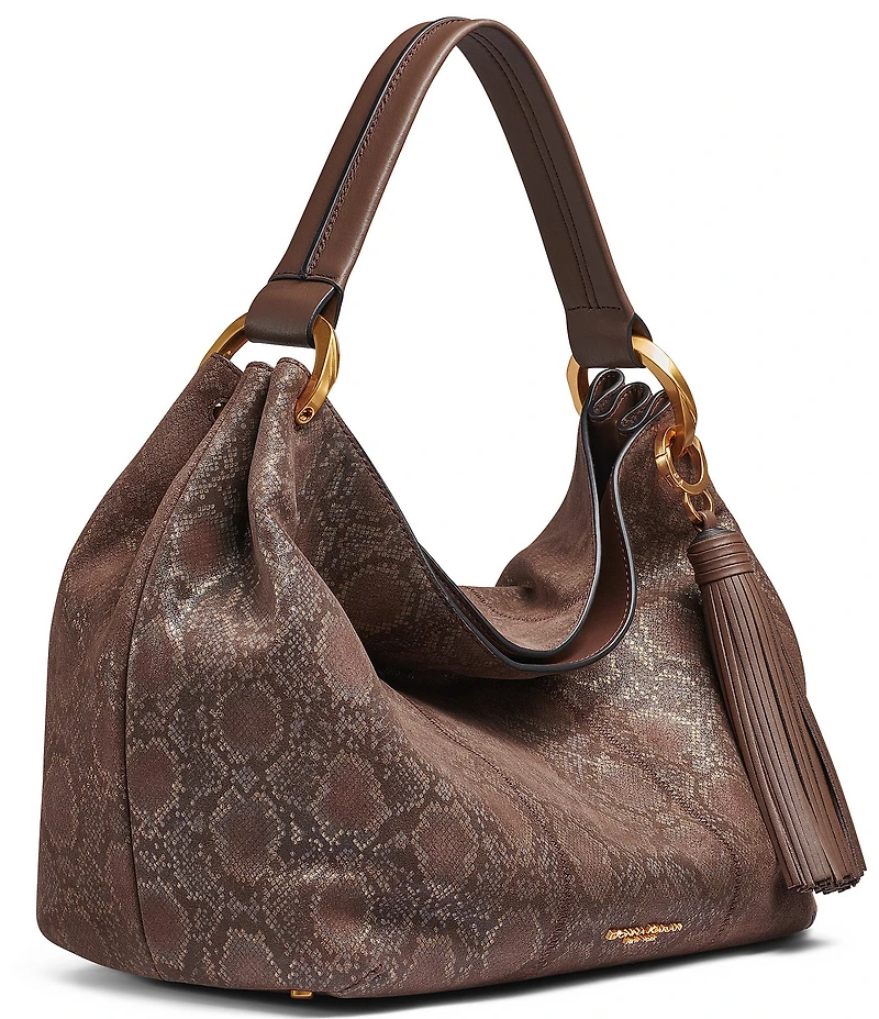 Donna Karan Glenwood Snake Effect Shoulder Bag