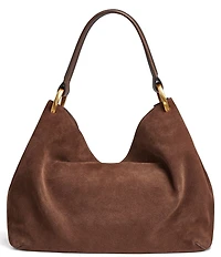 Donna Karan Glenwood Suede Slouchy Shoulder Bag