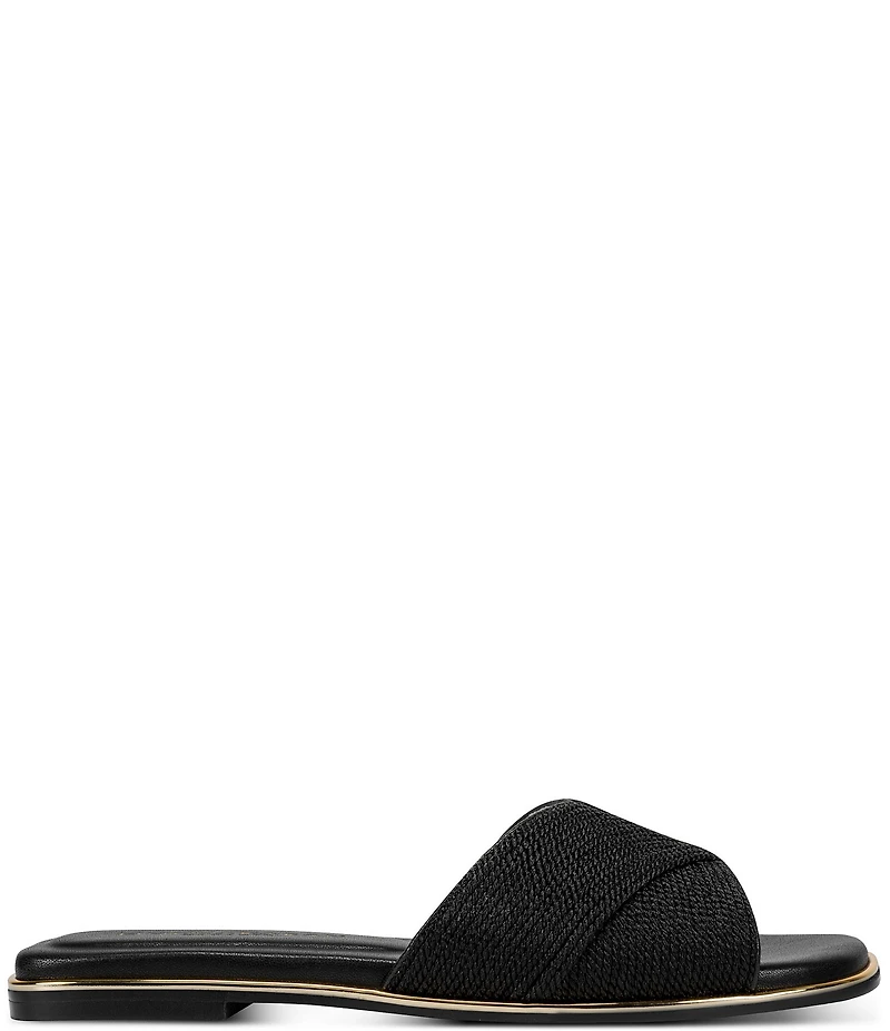 Donna Karan Harmony Woven Rope Flat Slides