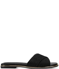 Donna Karan Harmony Woven Rope Flat Slides
