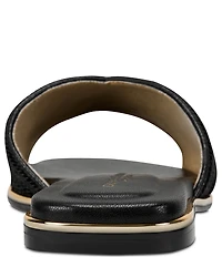 Donna Karan Harmony Woven Rope Flat Slides