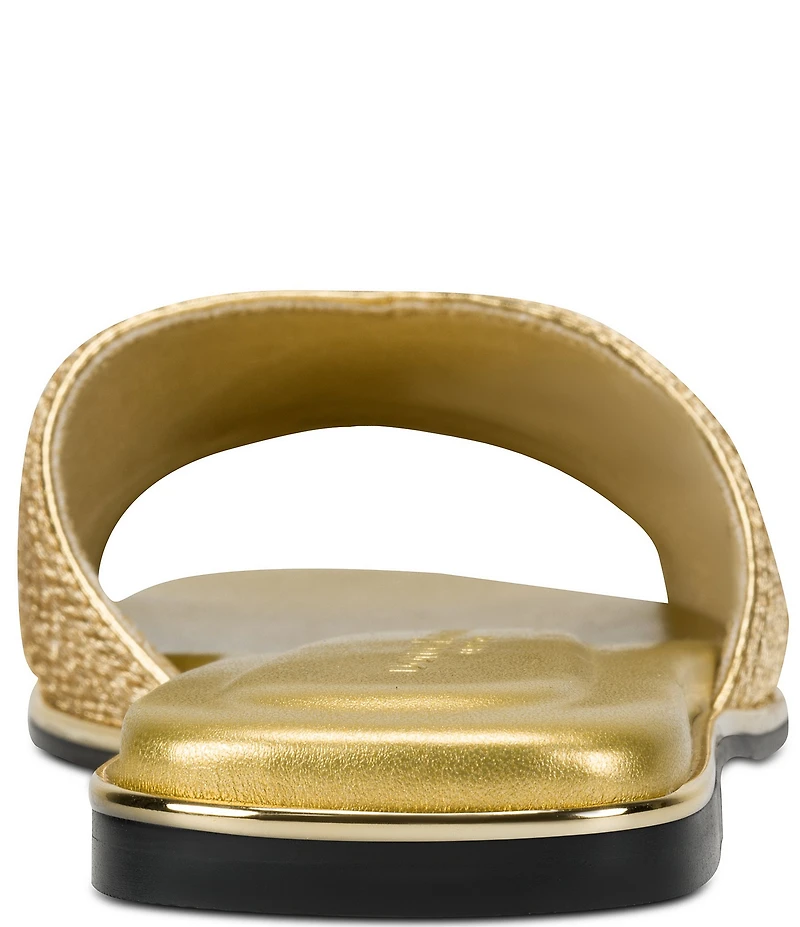 Donna Karan Harmony Woven Rope Flat Slides