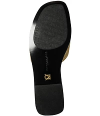 Donna Karan Harmony Woven Rope Flat Slides