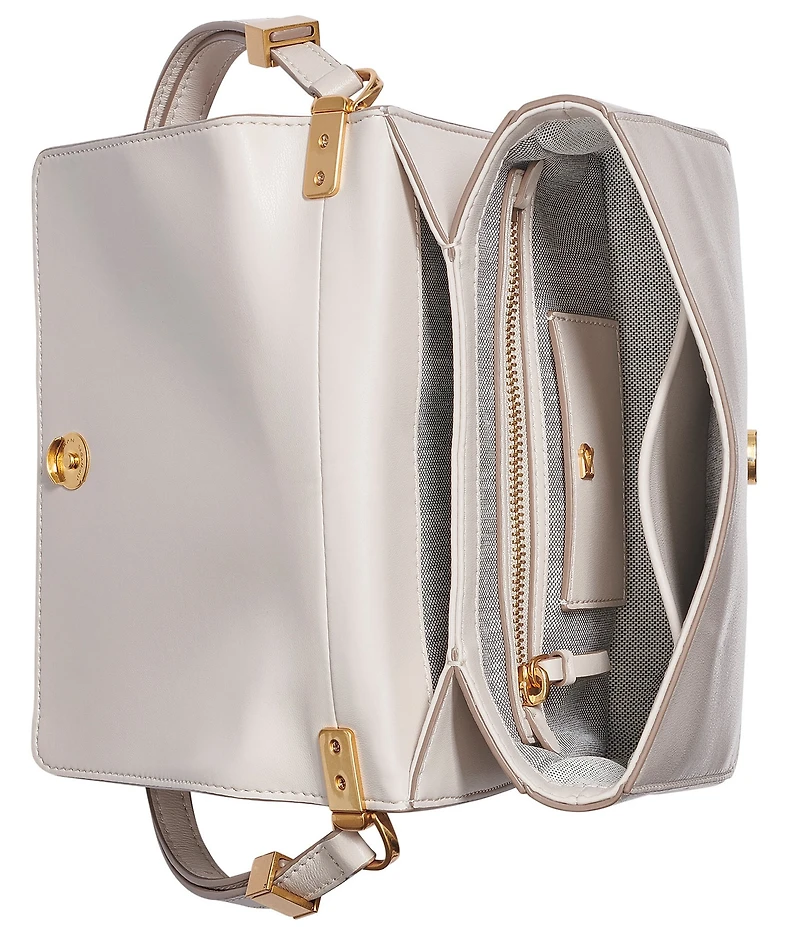 Donna Karan Jericho Perforated Floral Shoulder Bag