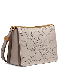 Donna Karan Jericho Perforated Floral Shoulder Bag