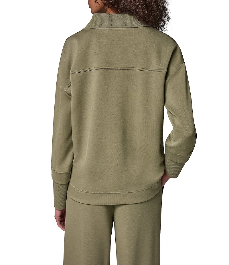 Donna Karan Jet Setter V-Neck Pullover Top
