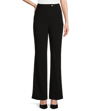Donna Karan Knit Mid Rise Bootcut Pants