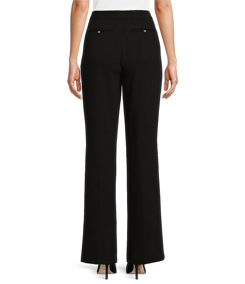 Donna Karan Knit Mid Rise Bootcut Pants