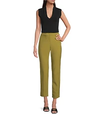 Donna Karan Knit V-Neck Sleeveless Top