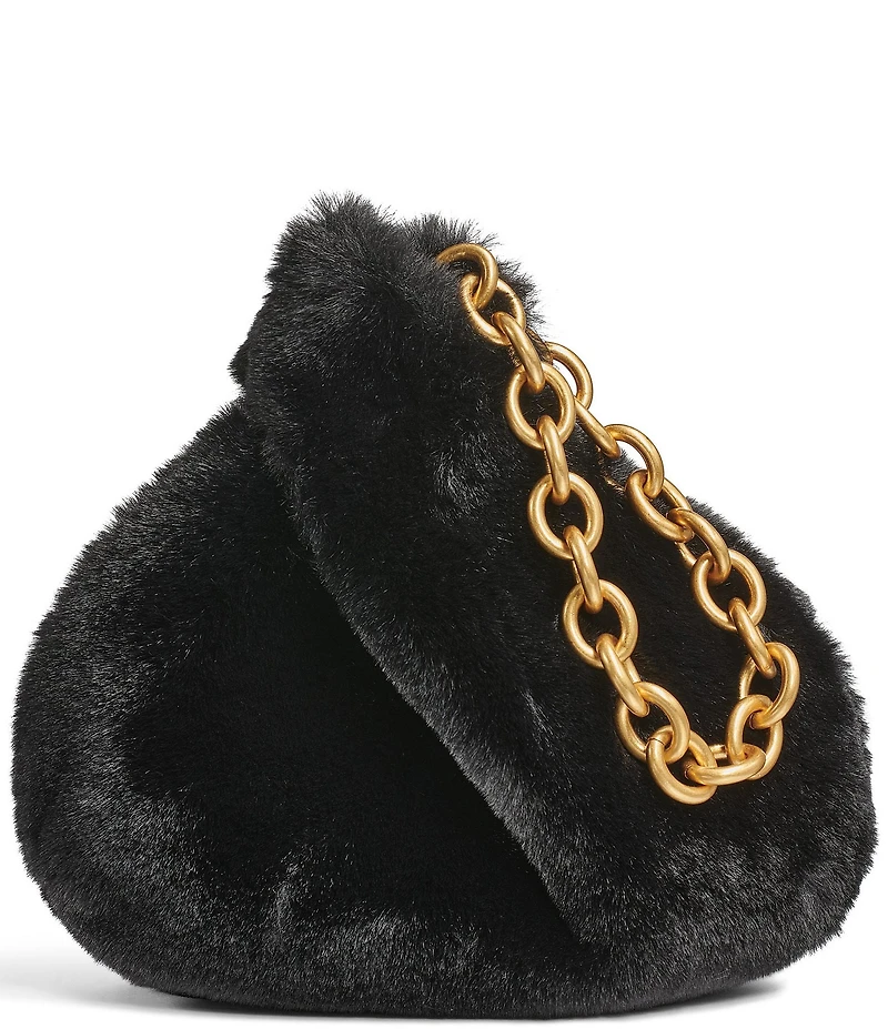 Donna Karan Lawrence Faux Fur Wristlet