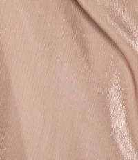 Donna Karan Liquid Shine Asymmetric Halter Scarf Neck Sleeveless Novelty Blouse