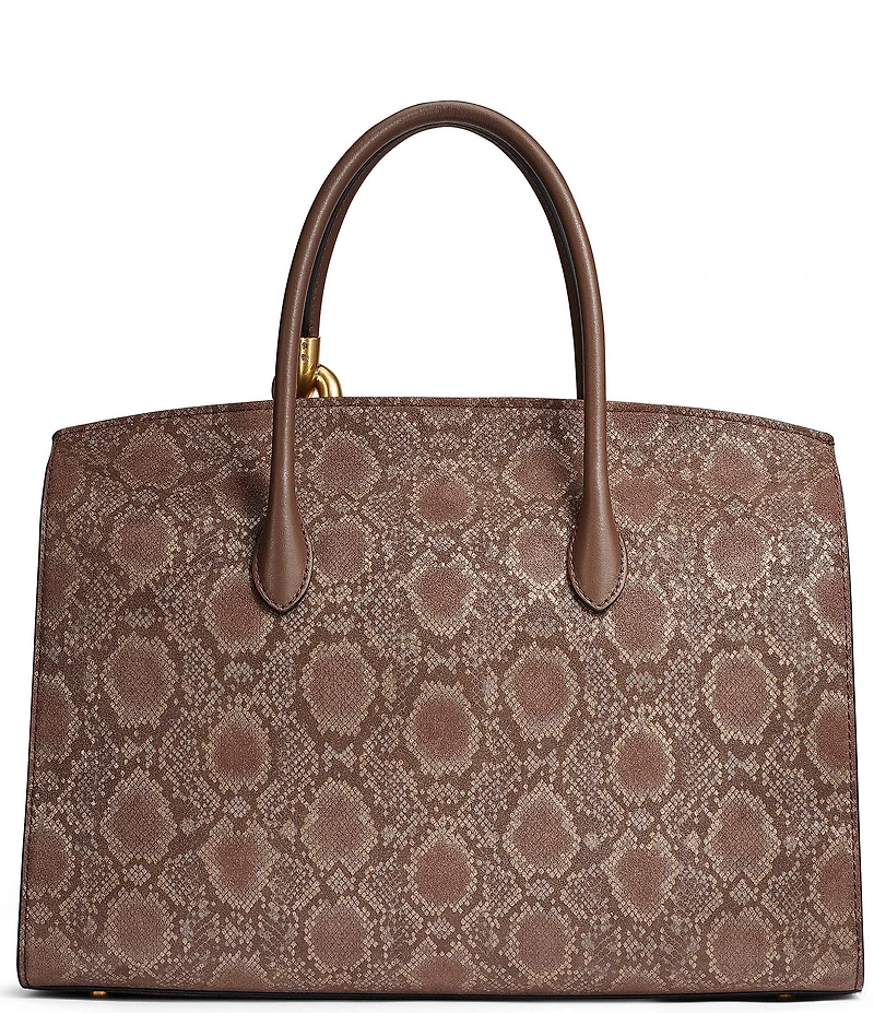 Donna Karan Loden Snake Effect Satchel Bag