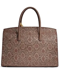 Donna Karan Loden Snake Effect Satchel Bag