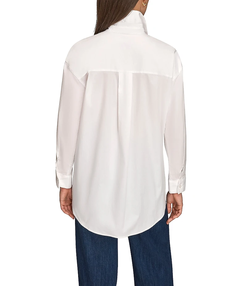 Donna Karan Long Sleeve Button Down Shirt
