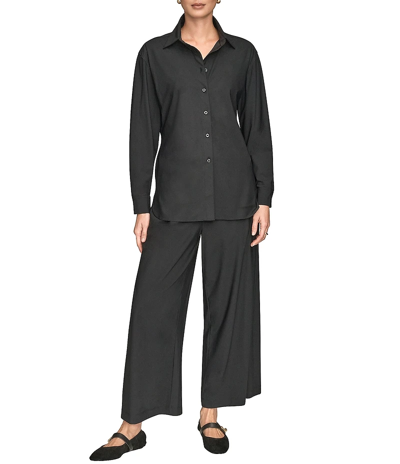 Donna Karan Long Sleeve Button Down Shirt