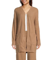 DKNY by Donna Karan Coordinating Long Sleeve Open Front Sweater Knit Cardigan