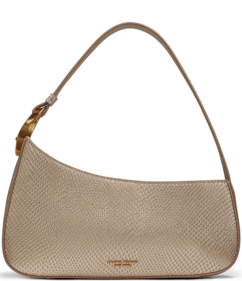 Donna Karan Metallic Jersey Shoulder Bag