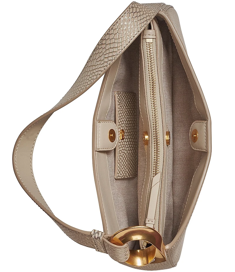 Donna Karan Metallic Jersey Shoulder Bag