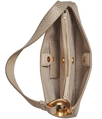 Donna Karan Metallic Jersey Shoulder Bag