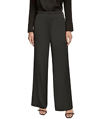 Donna Karan Midrise Wide Leg Pants